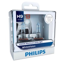 Автомобильная лампа PHILIPS WHITE VISION H9 55W (2шт.)