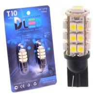 Светодиодная автолампа T10 W5W - SMD 3528 25  (2шт.)